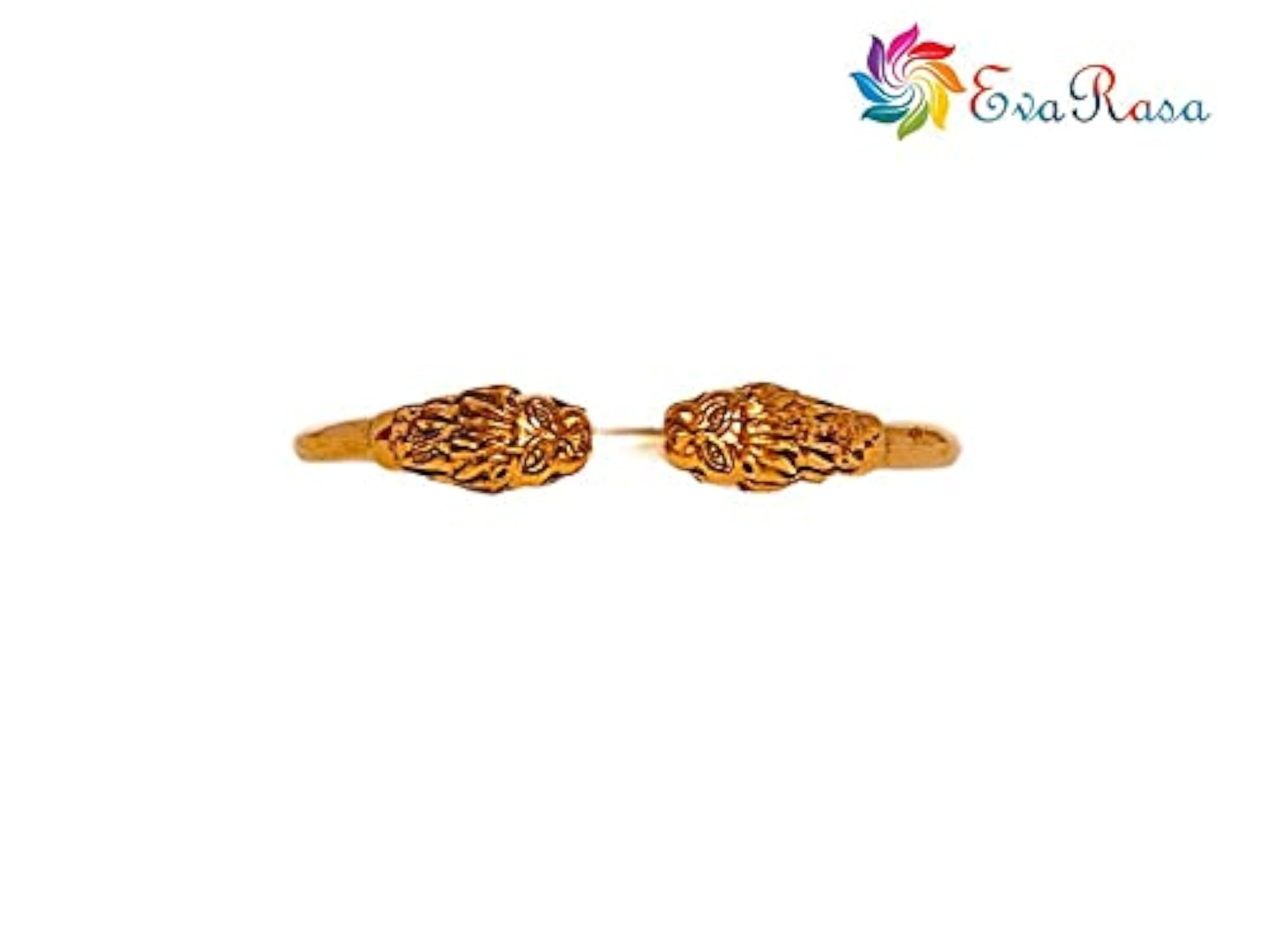 EvaRasa Original Brass SIMMA (Lion) Kada for Men